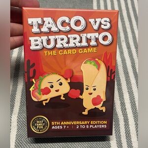Taco vs Burrito Card Game New